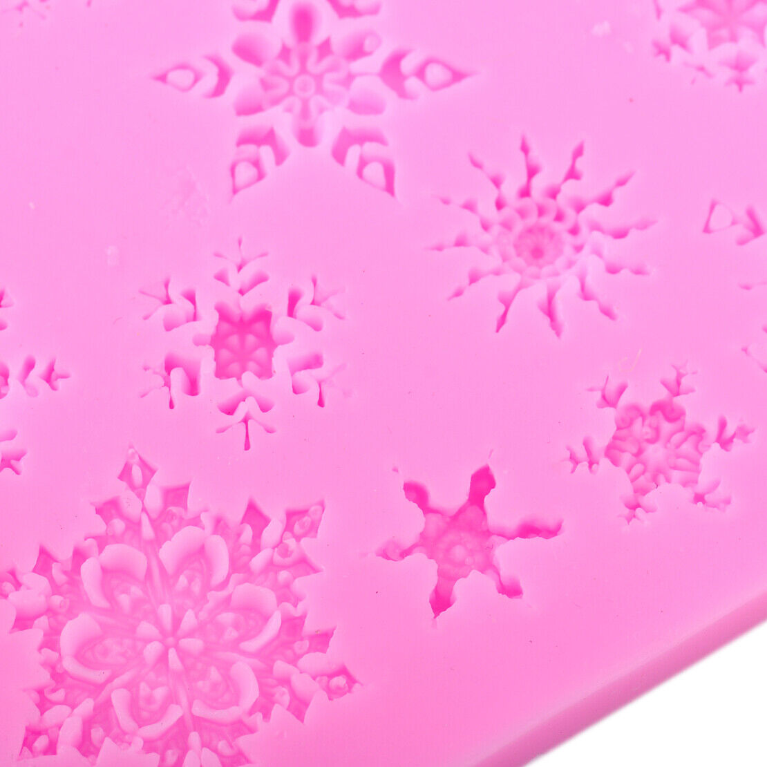 Silicone Snowflake Frozen Snow Mold Fondant Cake Chocolate Mould Decoration Li