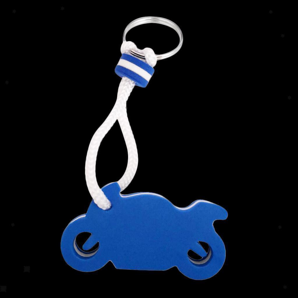 2PCS Portable Floating Motorcycle Keyring Buoyant Key Ring for Water Sport