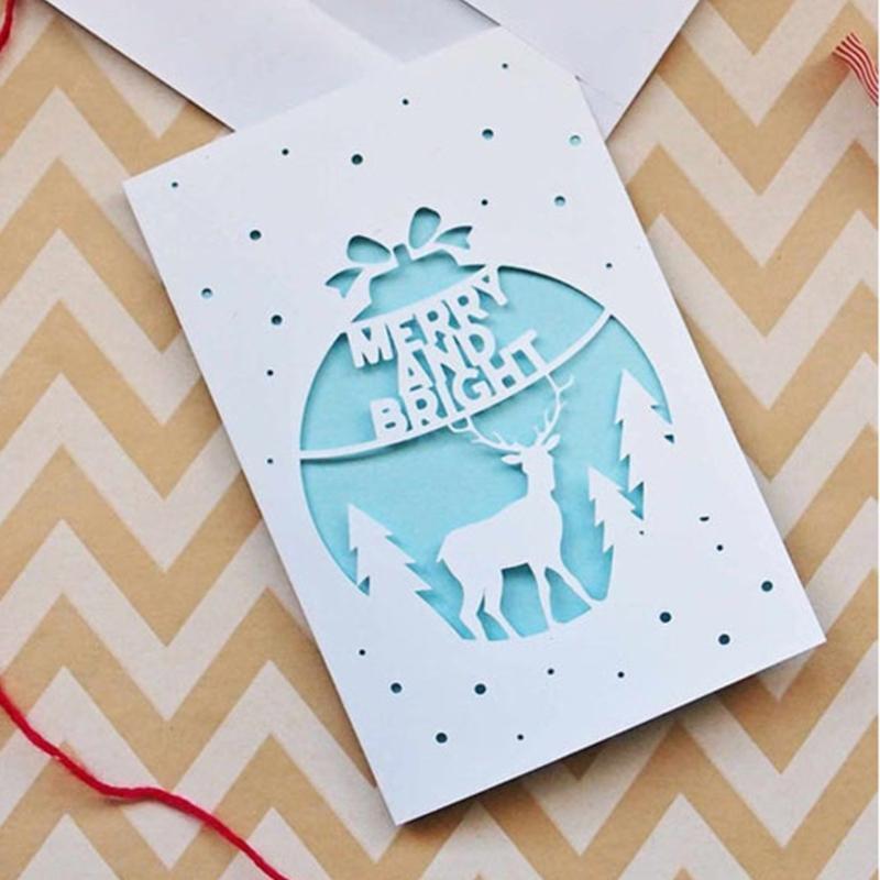 Exquisite Christmas Metal Cutting Die for DIY Christmas Cards Scrapbooking Craft