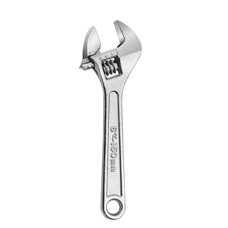 Adjustable Spanner Multifunctional Pipe Wrench Wide Opening Jaw Deformed Steel