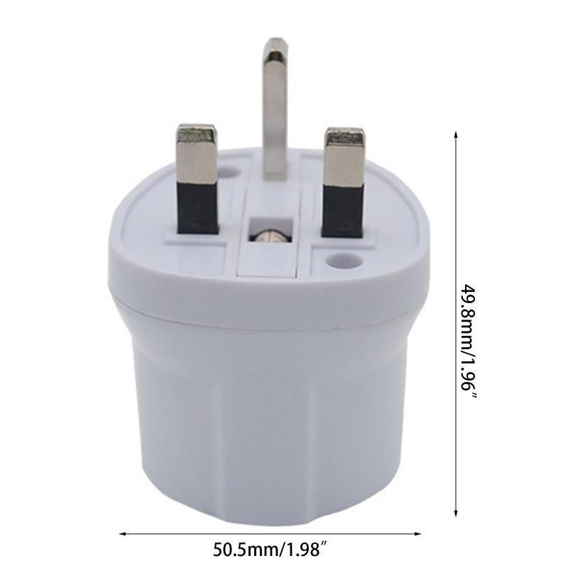 EU To UK Travel Wall Adapter Converter Socket UK Malaysia Maldives Power Plug