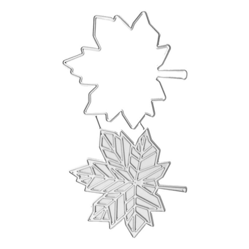 Maple Leaf Cutting Dies Stencil Scrapbooking DIY Album Stamp Paper Card