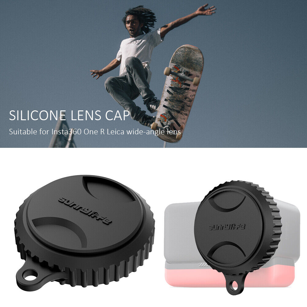 1 inch Wide Angle Lens Cover Silicone Lens Protector Cap for Insta360 One R