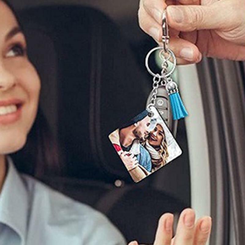 Sublimation Blank Tassel Key Ring Suitable for Diy Office Label Art Craft Decor