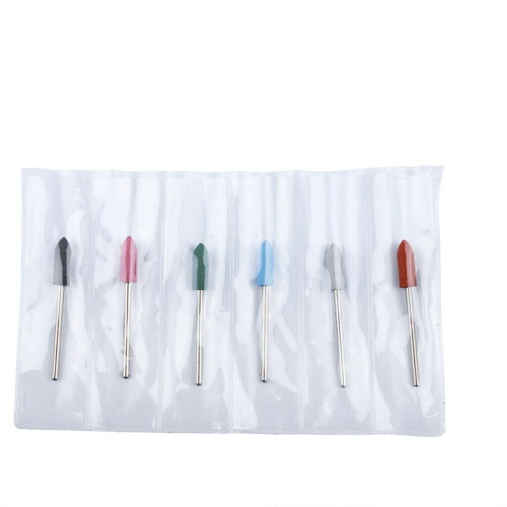 6pcs Silicone Polisher  Nail   For Electric Manicure