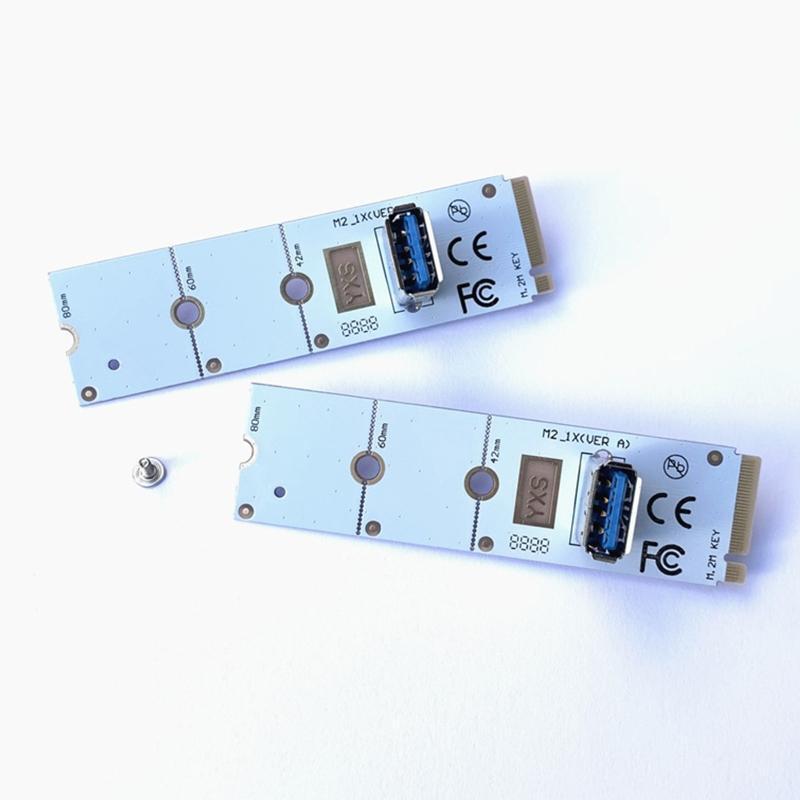 M.2 M-KEY to USB 3.0 Converter NGFF to USB3.0 Riser Extender Card 2242 2260 2280