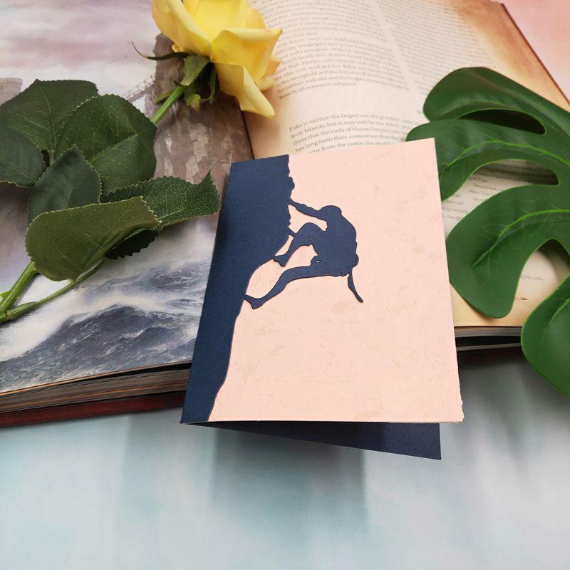 Rock Climbing Metal Cutting Dies Stencil DIY Scrapbooking Album Stamp Card