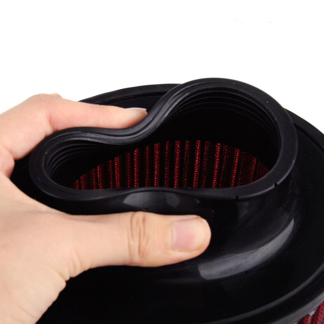 Universal Flow Trunk Racing Cold Air Inlet Intake Filter Tapered Cone Cleaner Li