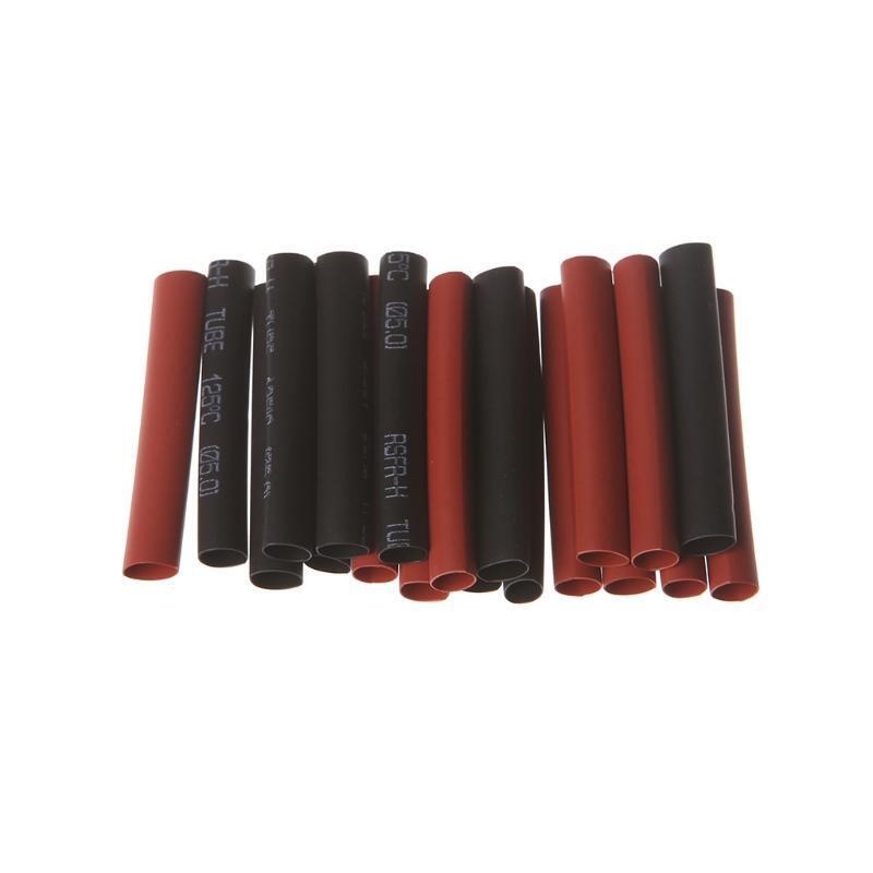 127 Pcs 2:1 Polyolefin Heat Shrink Tubing Cable Tube Sleeving Kit Wrap Wire Set