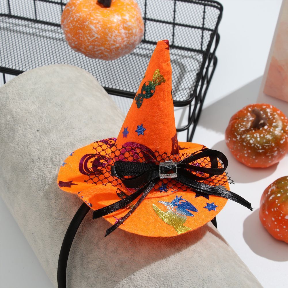 Witch Hat Performance Props Party Hairband Decor Headwear Halloween Headband