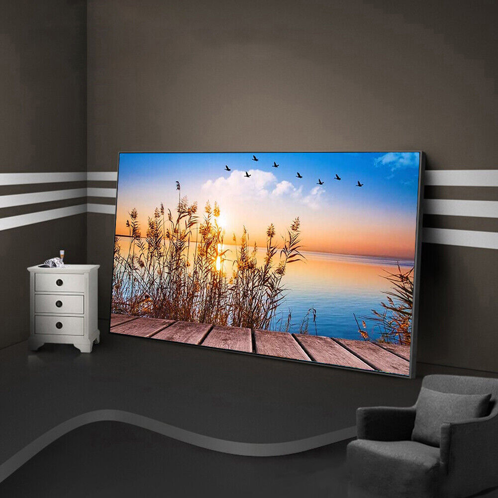 Sunset Reed Full Drill Diamond Painting DIY Mosaic Kit Picture Home Decor
