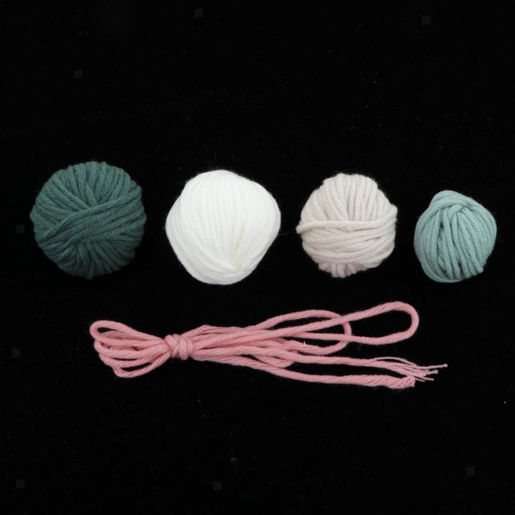 Punch Needle Kits with  Tools Soft Yarn for  Landscape Scenery