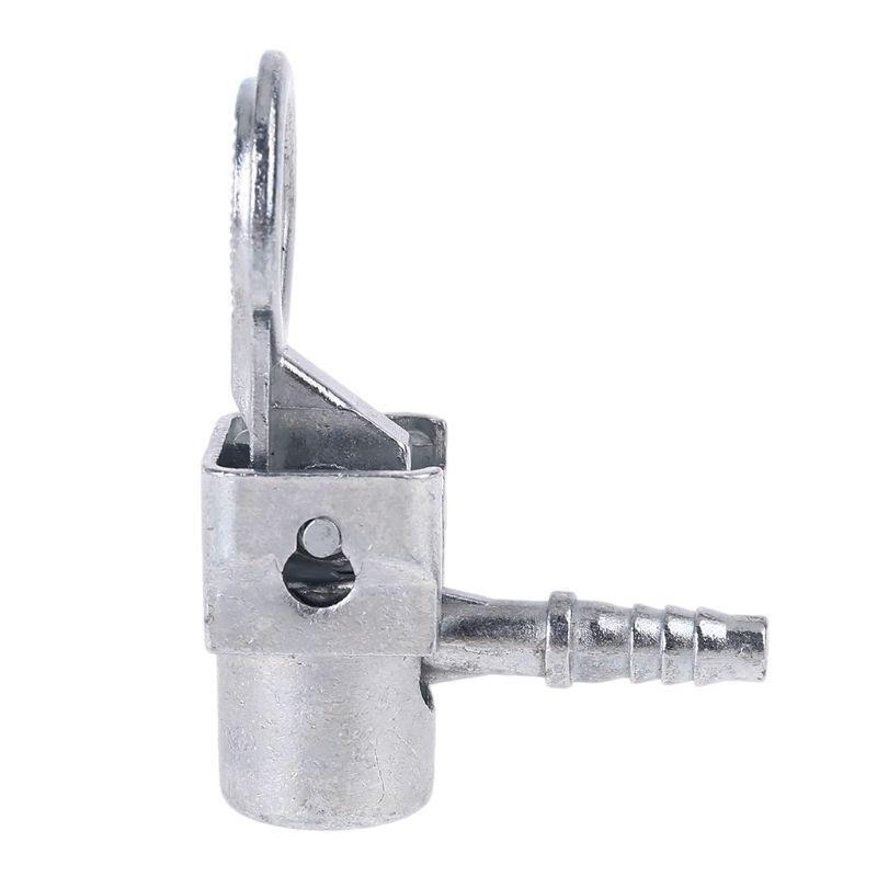 Mini Air Compressor Inflator Tyre 1/4 in Lock Chuck Hose End with Barb Connector