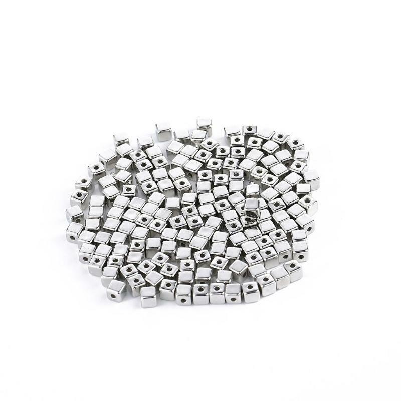 4200 Piece Assorted Spacer Beads Round Ball Faceted Spacer Beads for DIY Jewelry