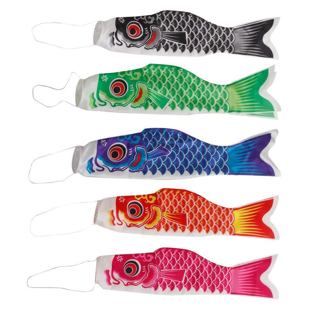 Set of 5 40cm Windsock  Sailfish Wind Streamer  and