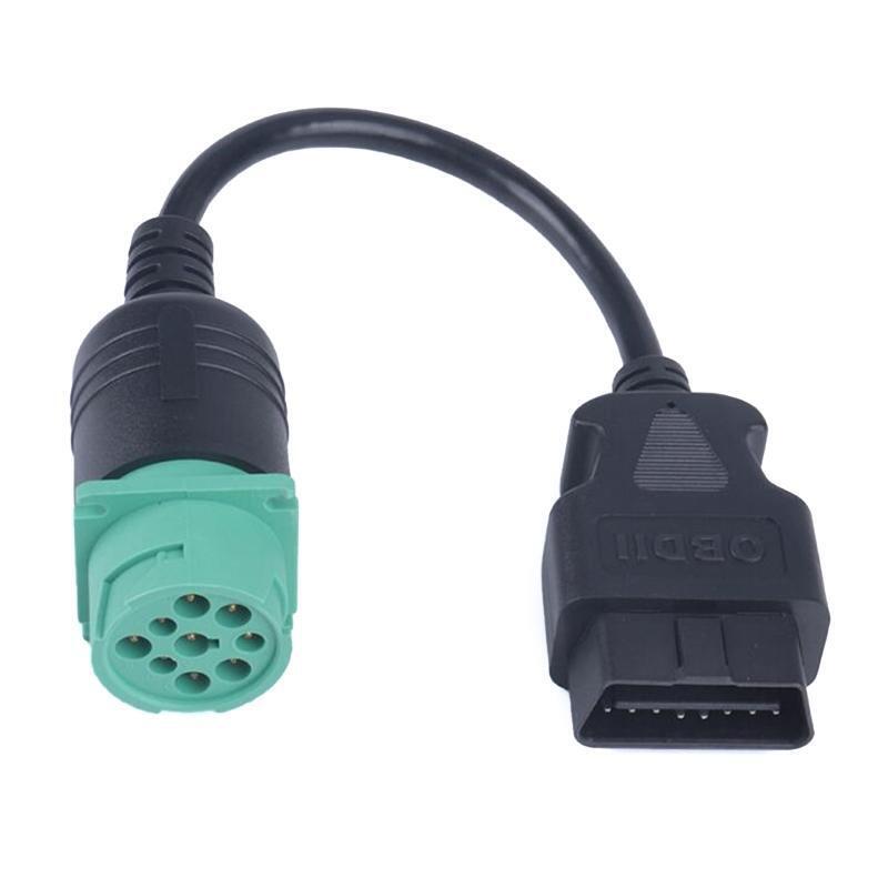 Truck OBD1 to OBD2 Converter Cable J1939 9Pin Male to OBD2 16Pin Male Adapter