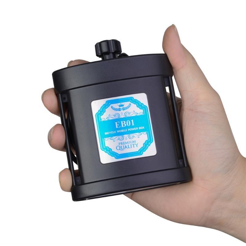 DC 8.4V USB 5V 2x 26650 Battery Storage Box For Bike LED Light Cell Phone Tablet