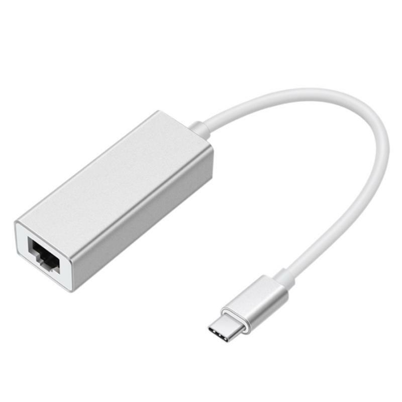 Typec  RJ45 Digital Audio Adapter Cable USB C to Ethernet Adapter