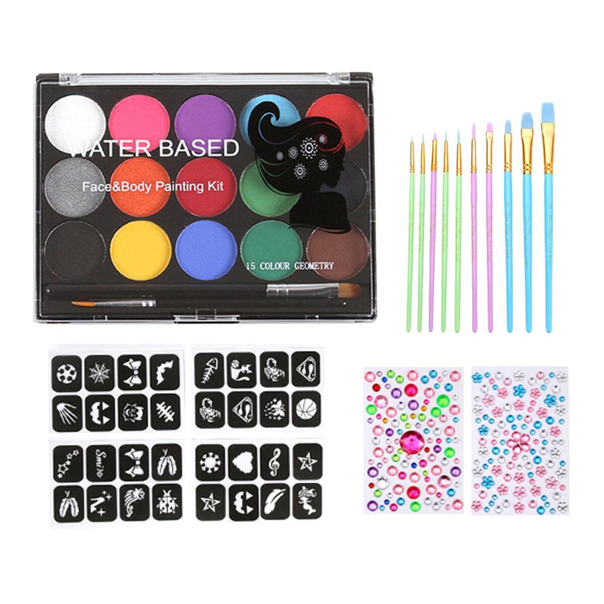 Body Painting Glowing Washable  Paint for   Playing Holiday