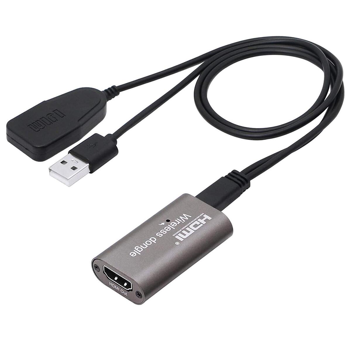 Gazechimp Full HD 1080P WiFi HDMI Wireless Display Dongle Adapter,Mobile Screen
