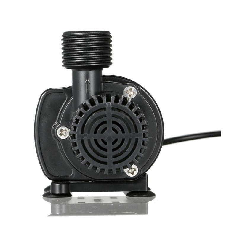 Brushless DC Water Pump Lift 500cm Submersible Fountain Aquarium Circulating