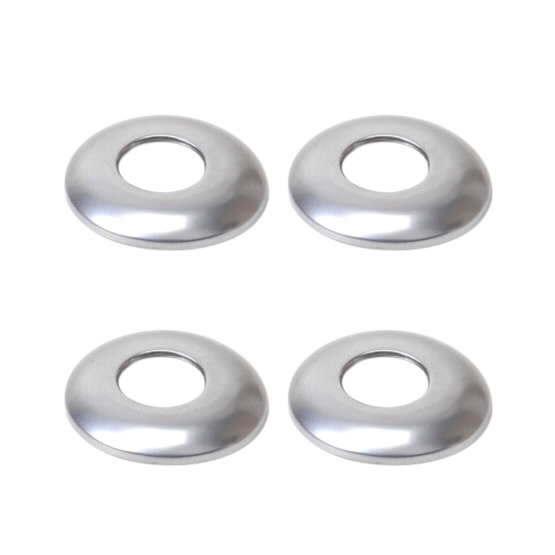 4x Chrome Car Door Lock Knob Grommet Ferrule Cover Trim Fit For BMW Z3 Li