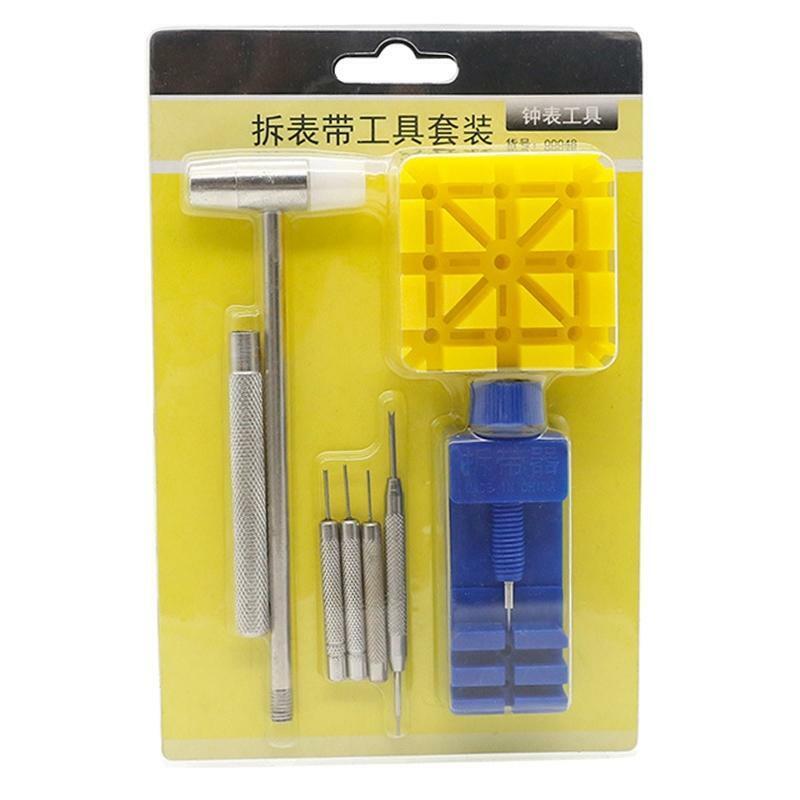 Watch Band Link Remover with Pin Hammer for Watch Bracelet Repair Watch Projects