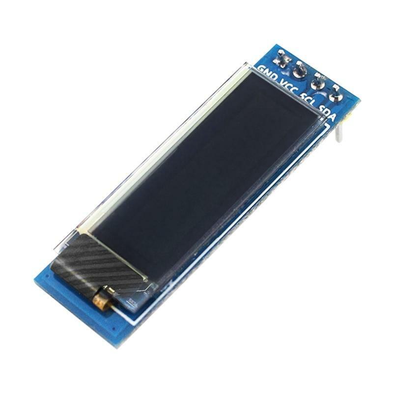 0.91 inch I2C IIC 12832 128x32 Pixel OLED LCD Display Board Module White Blue