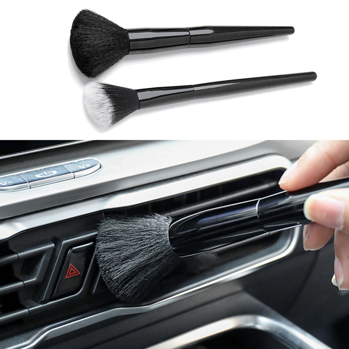 Multi-Purpose Car Detailing Brushes Air Conditioner Outlet Cleaning Brush
