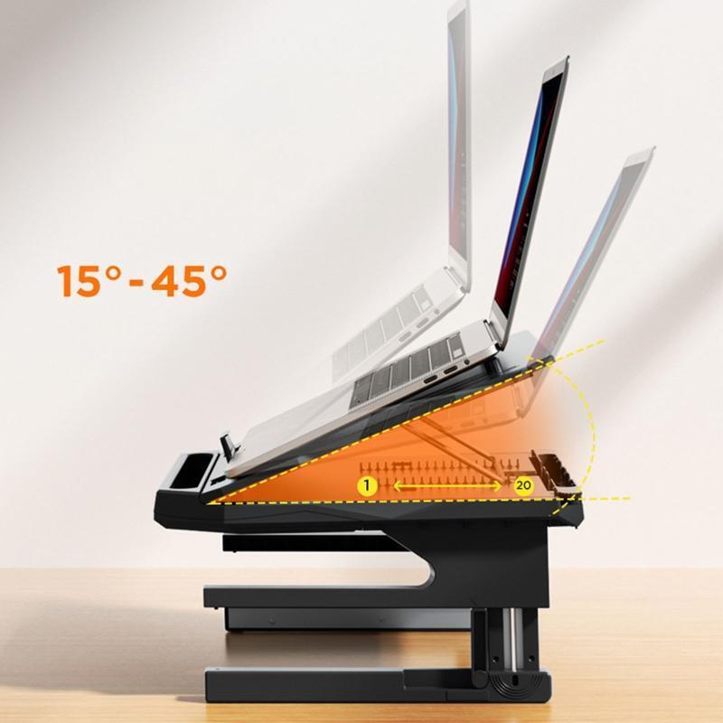 New Arrival Laptop Support Rack 360° Adjustable Folding Notebook Riser Holder
