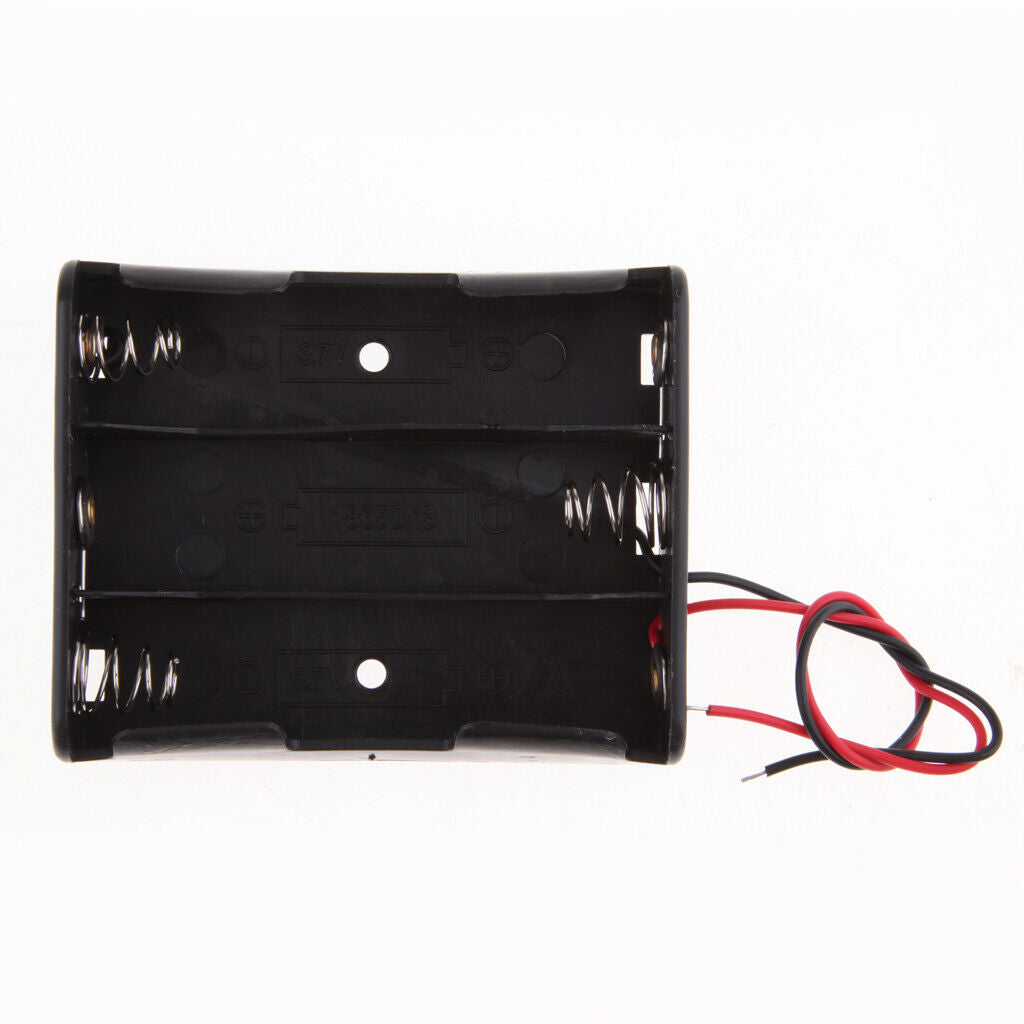 18650 Battery Case Holder, 5 Pcs 3-Slot x 3.7V DIY Battery Storage Box