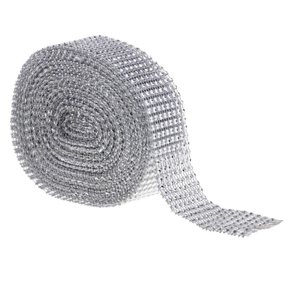 10 Yds Clear Crystal Rhinestone Chain Trim Ribbon Wedding Dress Sewing Craft DIY