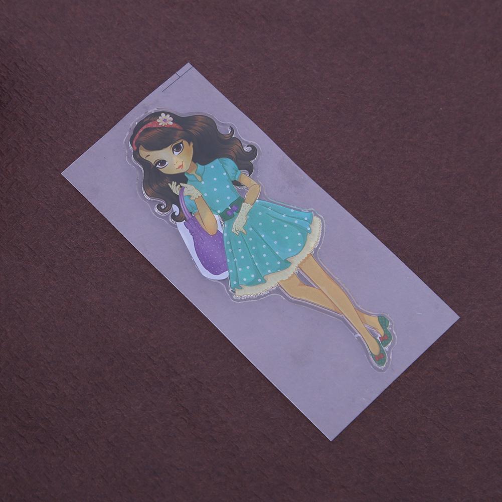 Silicone Fashion Girl Stamp Metal Cutting Dies Stencil Frame Scrapbook DIY
