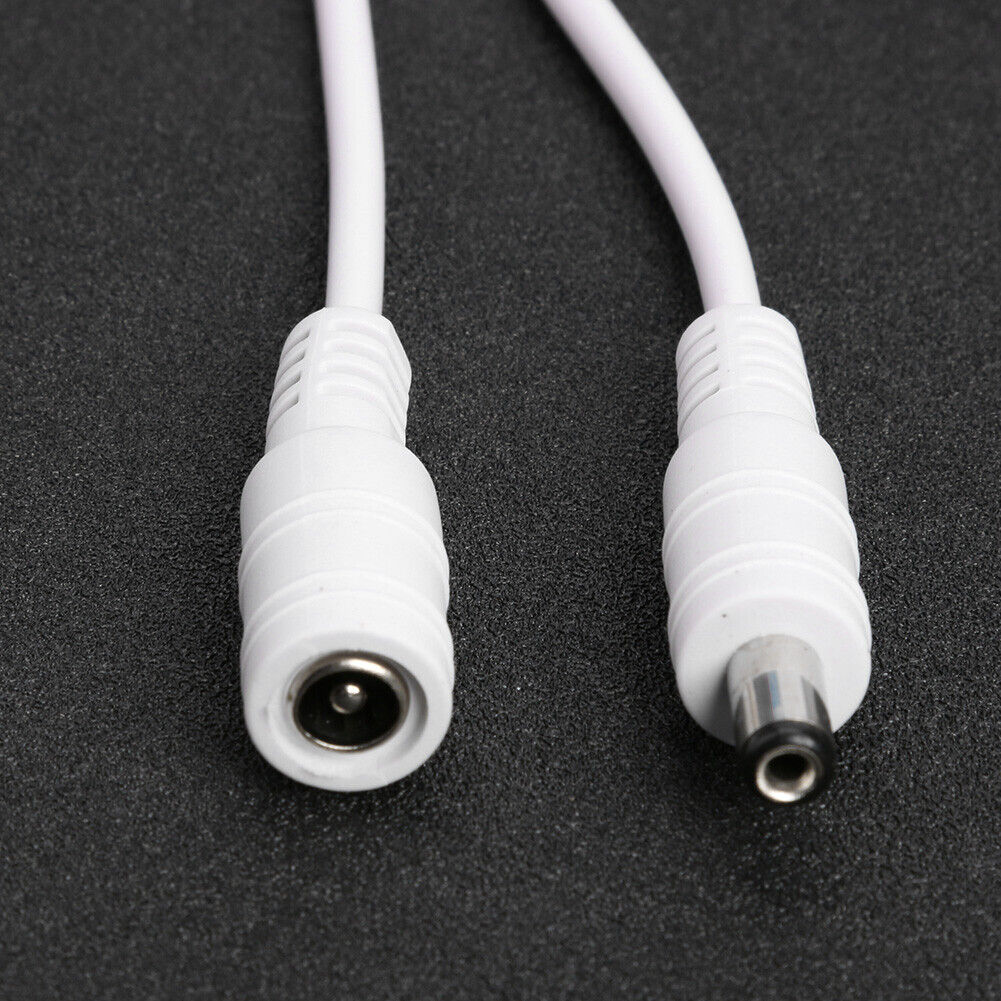 DC 12V-24V Power Extension Cord 5.5x2.1mm Male Female Power Cable (2m)