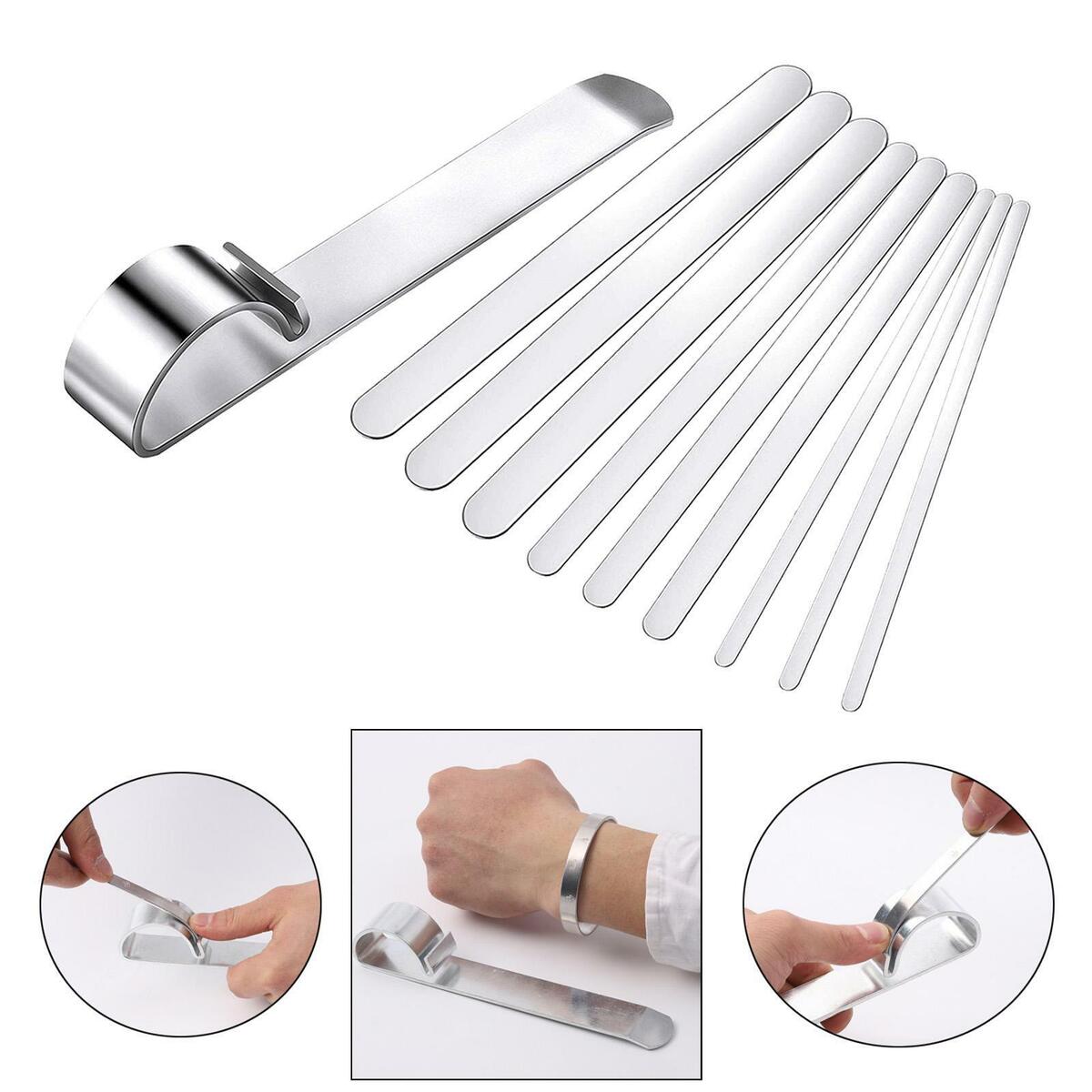 Steel Bracelet Blank DIY Cuff w/Bending Bar DIY Bracelet Jewellery Making