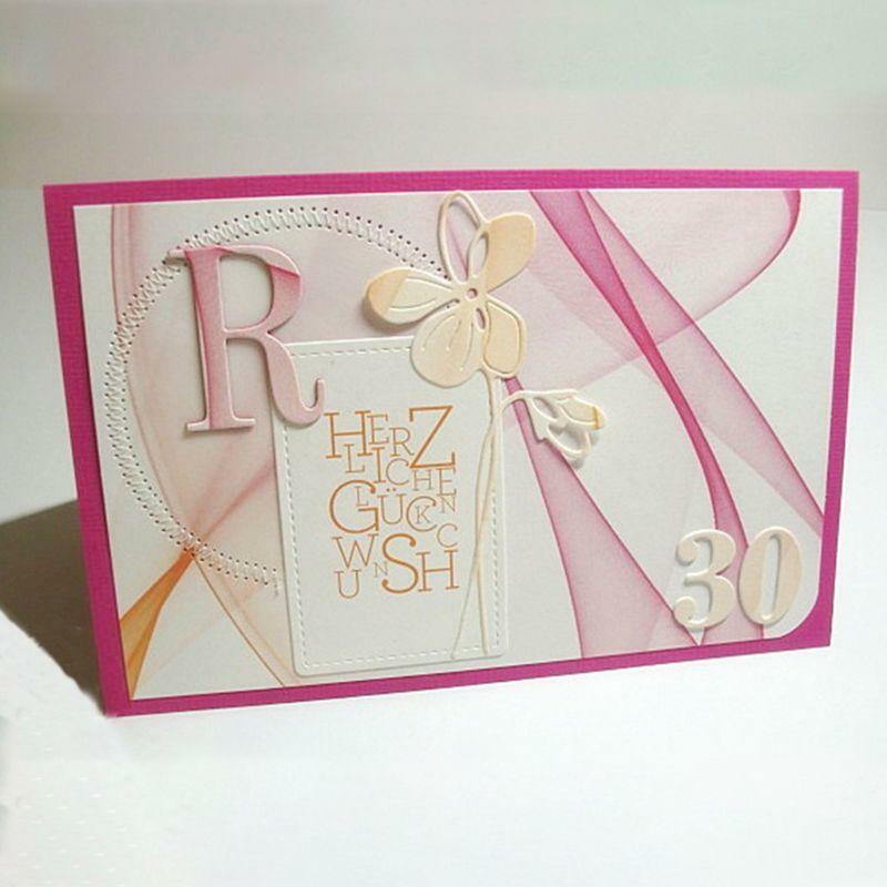Beautiful Flower Metal Cutting Dies Stencil Scrapbooking DIY Album Stamp Paper