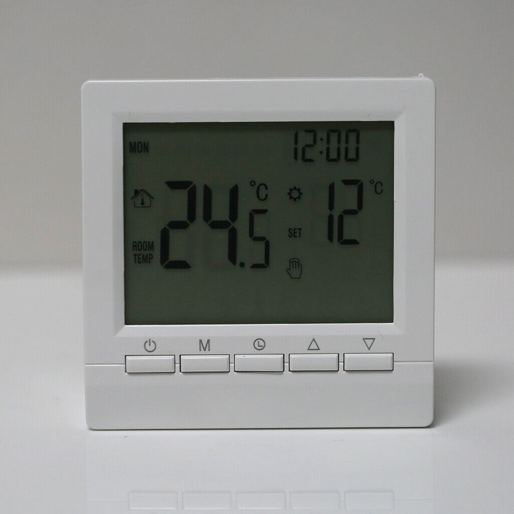 Digital Gas Boiler Thermostat 3A Weekly Programmable Room Temperature Controller