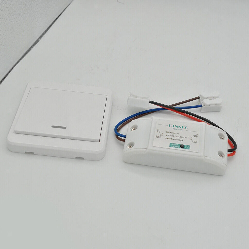 220V  Wireless ON/OF Lamp Remote Control Switch Receiver Transmitter