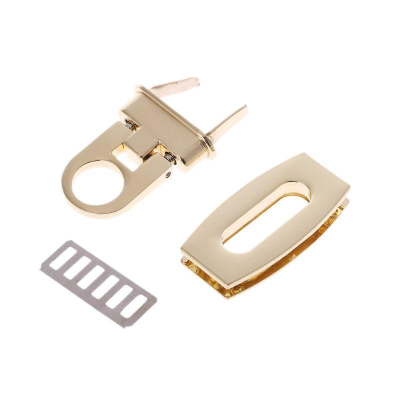 Metal Clasp Turn Lock Twist Locks for Handbag Shoulder Bag Purse Hardware DIY
