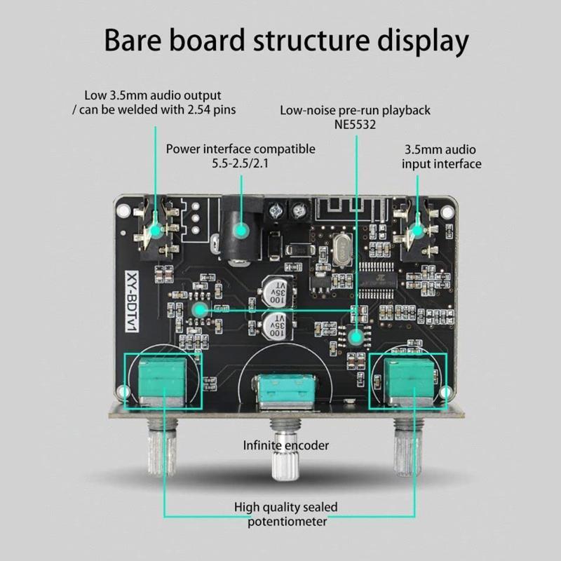 Mini Audio Amplifier Board 5-24V/1A for Store Solicitation Home Theater Speaker