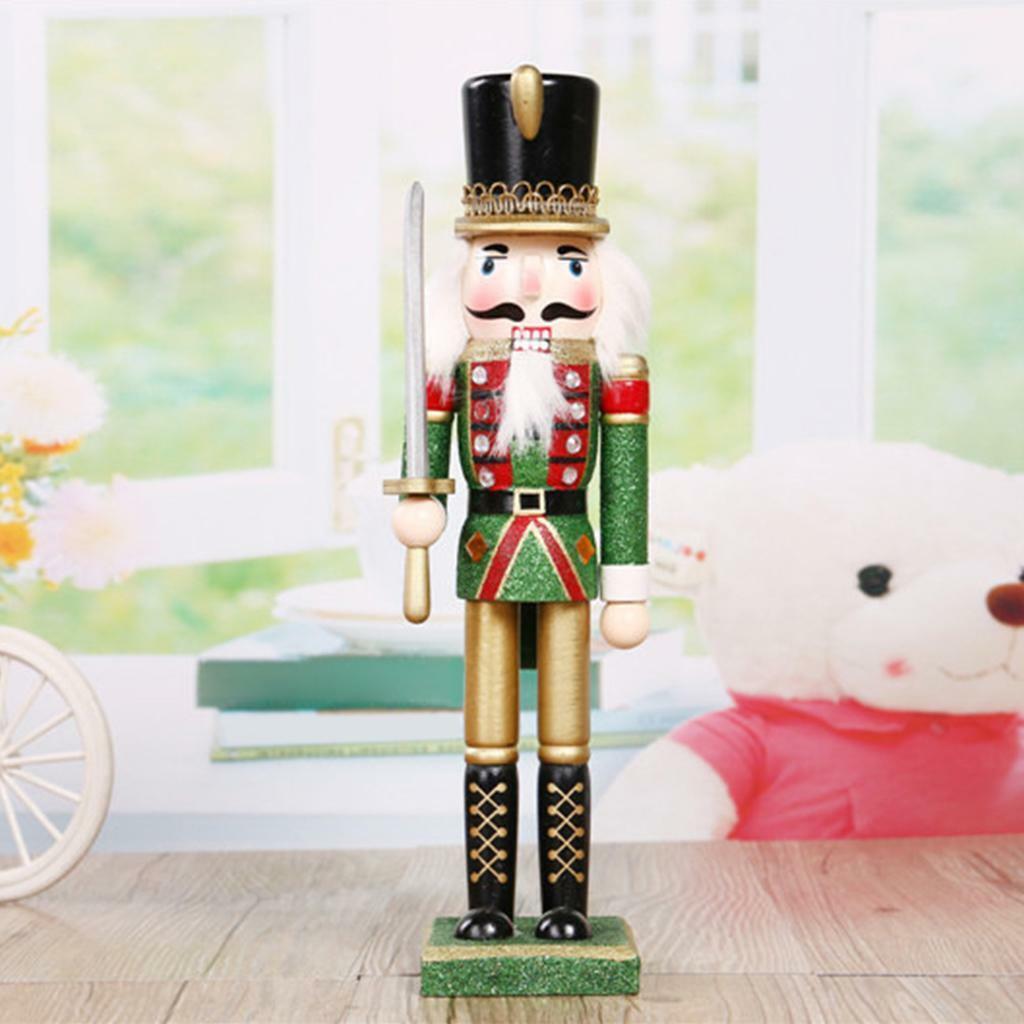 2 Pieces Festive Soldier Swordsman Nutcracker Christmas Decoration