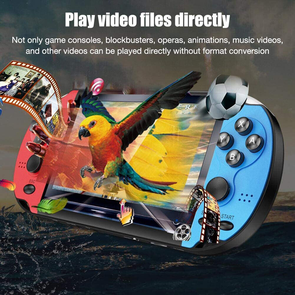 X7 Pocket Video Game Player 8GB AV TV Out 5.1 Surround Sound MP3 MP4 Player