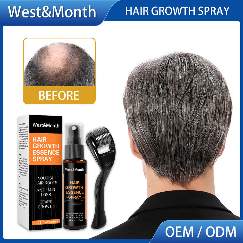 Effective Beard Growth Essence Spray Nourishing Enhancer Oil (Spray Roller)