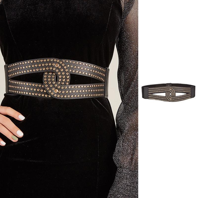 Elastic Belt Corset Dress Decorative Belt Female Luxury Belt Shaping Girdle