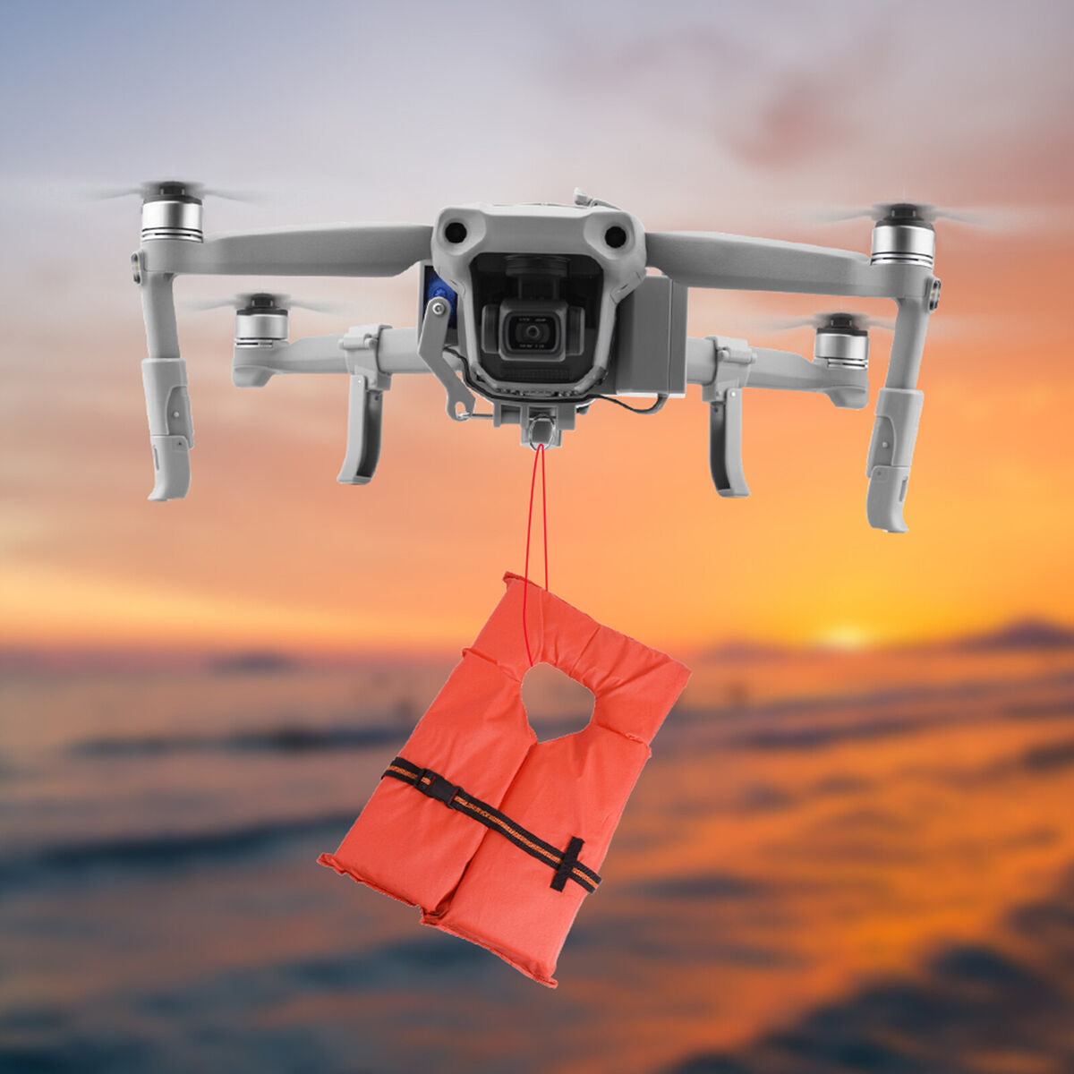 Quick Release Air Thrower Dispenser Gift Dropping Part for DJI Mavic Air 2 Drone