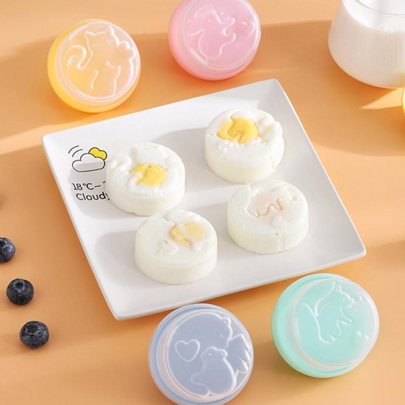 5 Pieces Baby Food Storage Container DIY Cute DIY Mould Gadgets Tool Easy to Use
