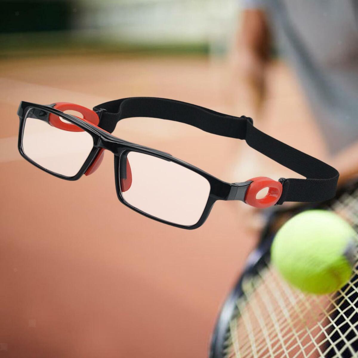 Basketball Glasses for  Anti-Collision Safety Eyewear for Tennis Black