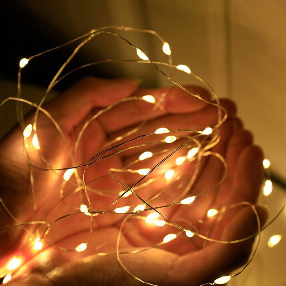 10M 100LED String Lights 8 Modes Remote Control Christmas Home Party Decor