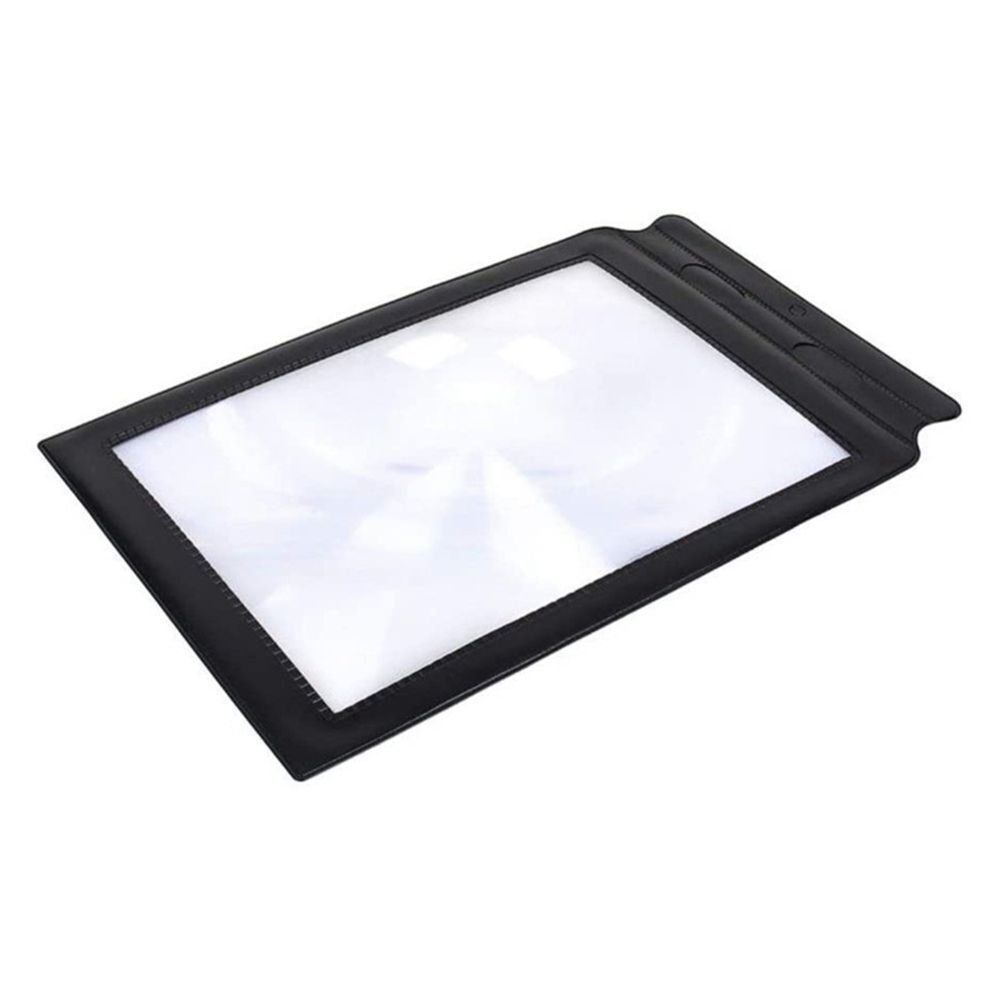 Book Page Glass Newspapers 3X A4 Lenses Magnifier Magnifying Glass Large Sheet