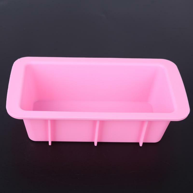 Hot Single-Rectangle Silicone Mould Ice Cube Tray Cake Muffin Soap Cupcake Mold